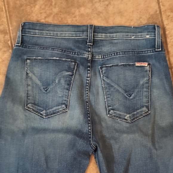 Hudson Jeans Classic Blue Wide Leg Flare Denim - Picture 3 of 6